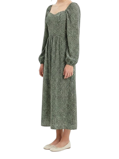 Image for Women's Printed Dress,Black
