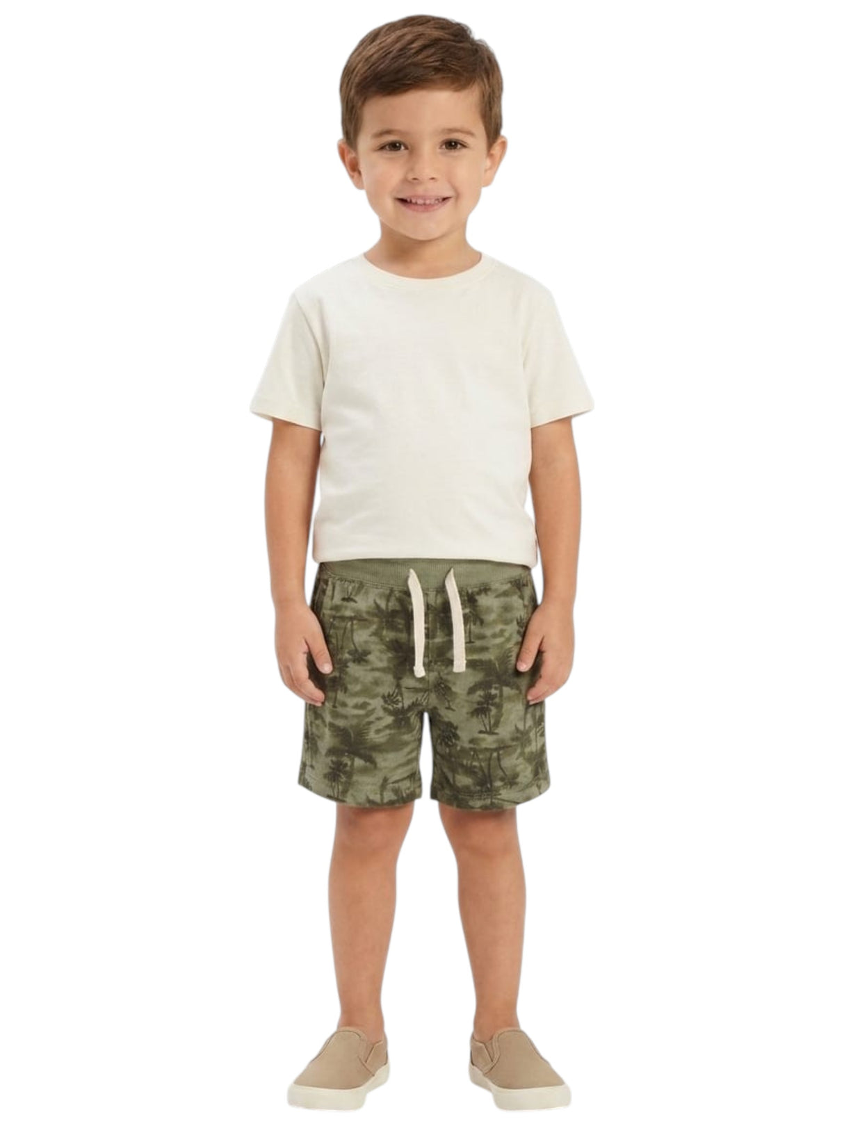 Image for Kids Boy's Printed Short,Olive