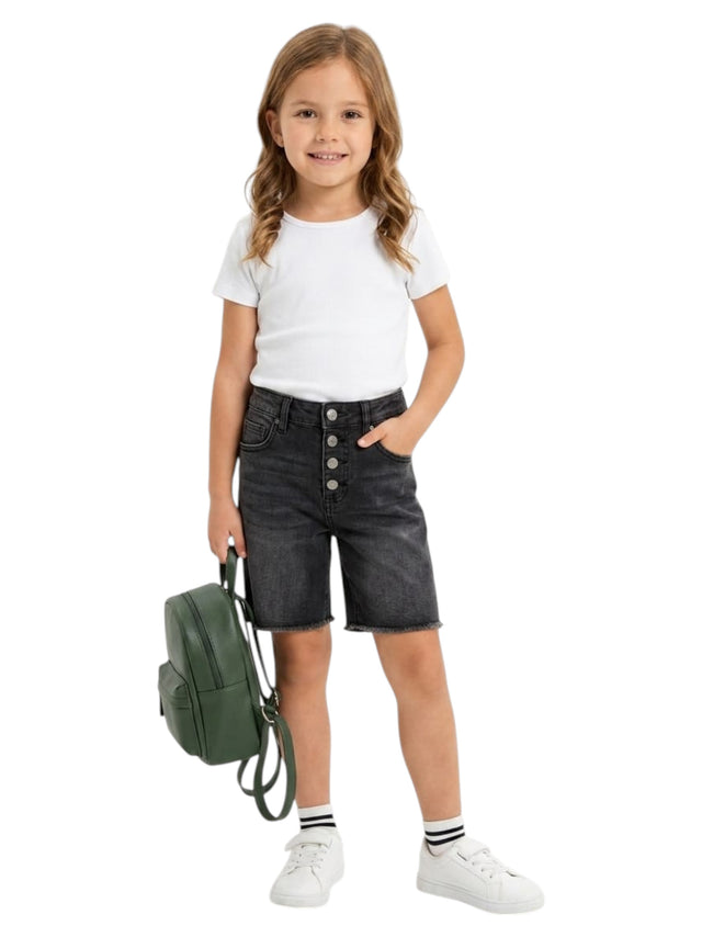 Image for Kids Girl's Plain Short,Black