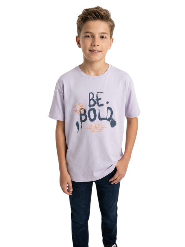 Image for Kids Boy's Printed TOP,Dusty Purple