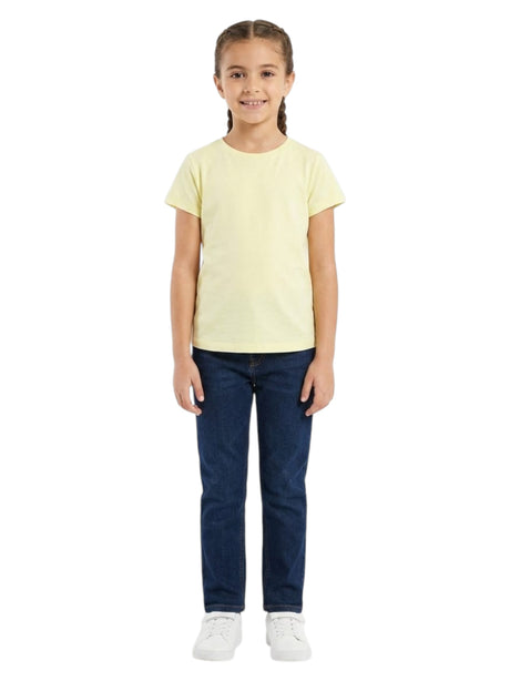 Image for Kids Girl's Plain Top,Yellow