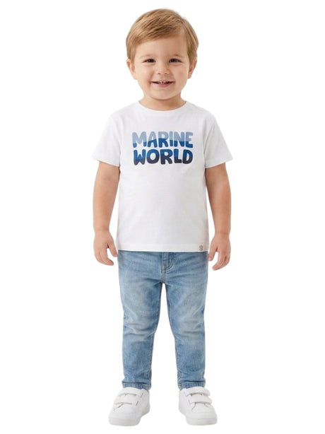 Image for Kids Boy's Printed Top,White
