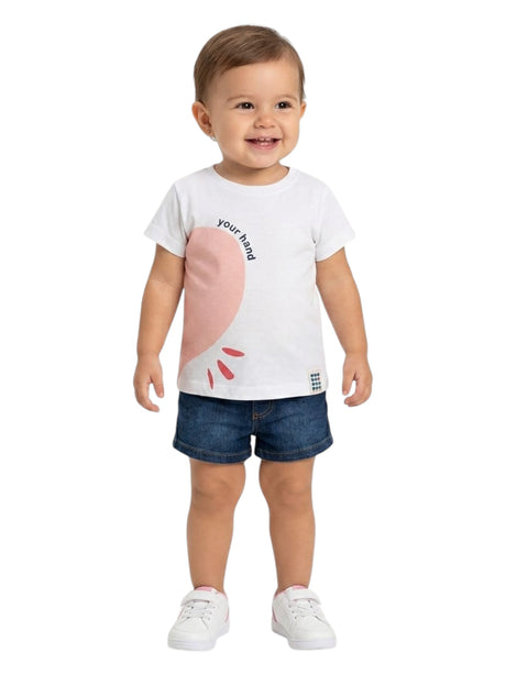 Image for Kids Girl's Printed Top,White