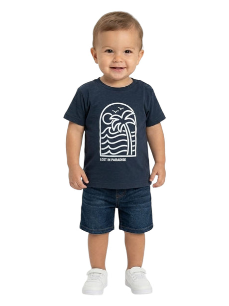 Image for Kids Boy's Printed Top,Navy