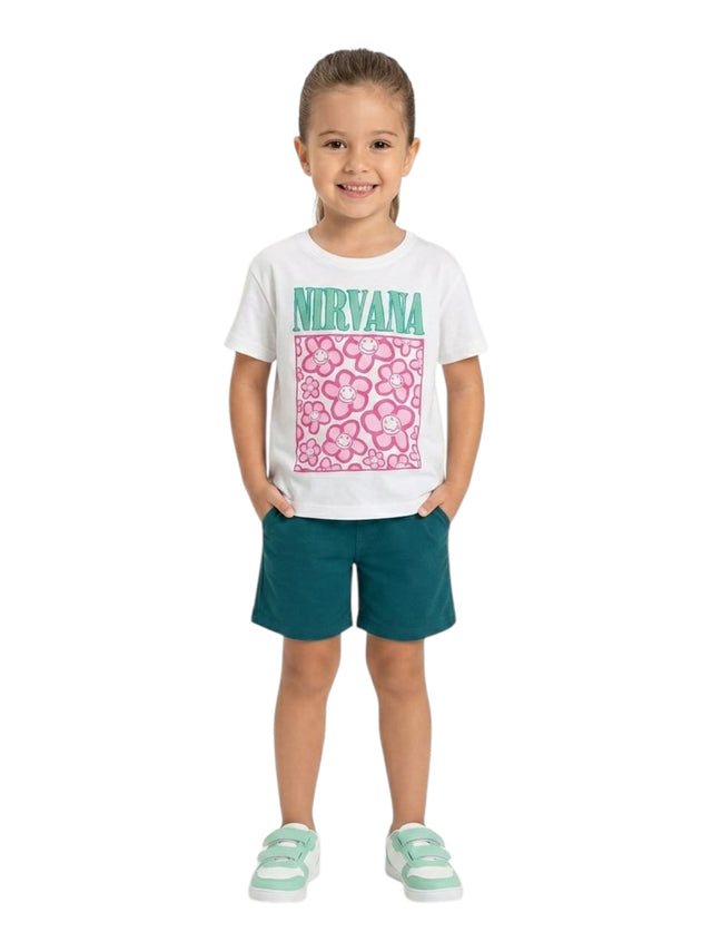 Image for Kids Girl's Printed Top,White