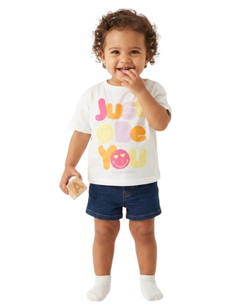 Image for Kids Girl's Printed Top,White