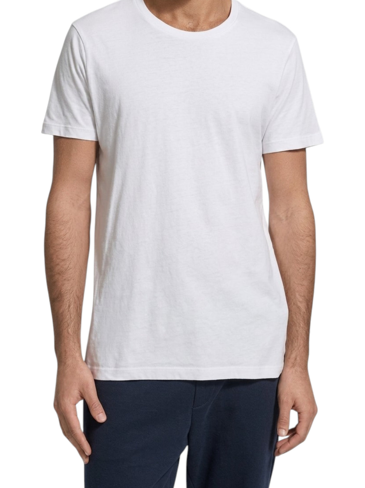 Image for Men's Plain T Shirt Set2Pieces,White
