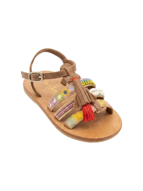 Image for Kids Girl's Ribbed Sandals,Multi
