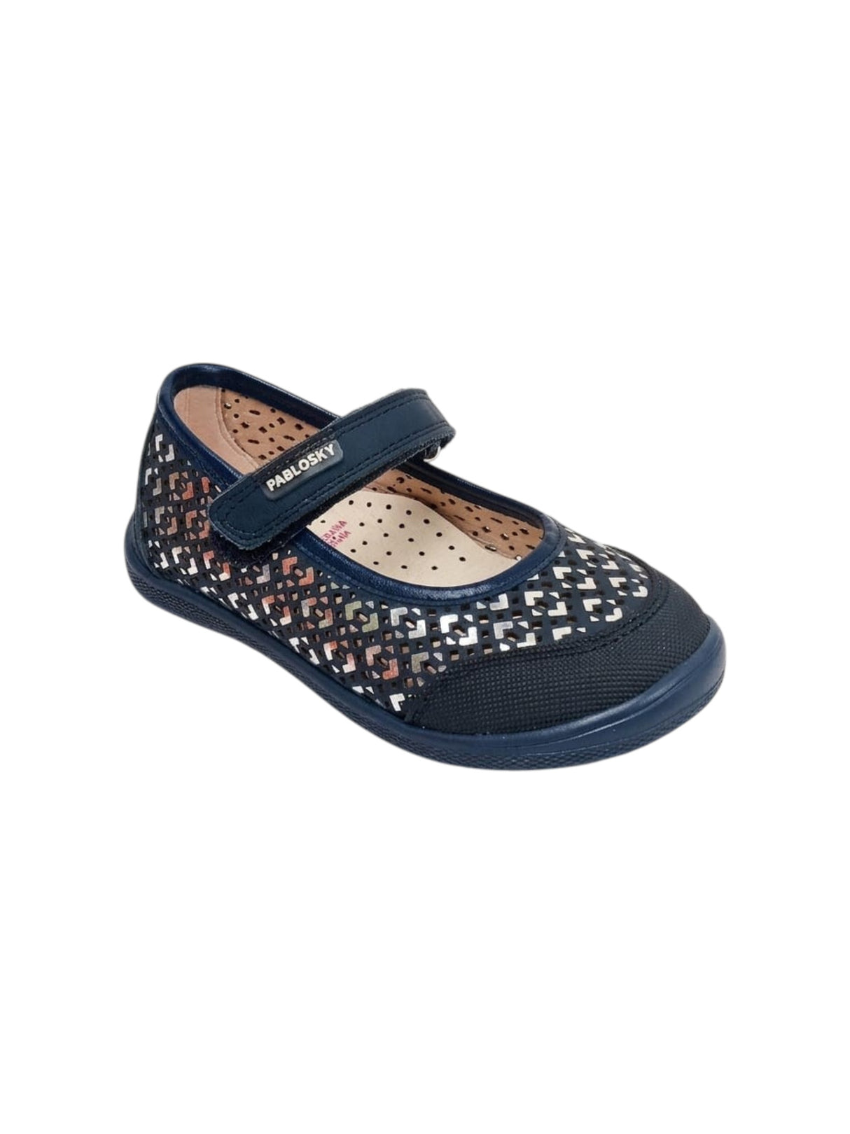 Image for Kids Girl's Textured Shoes,Navy
