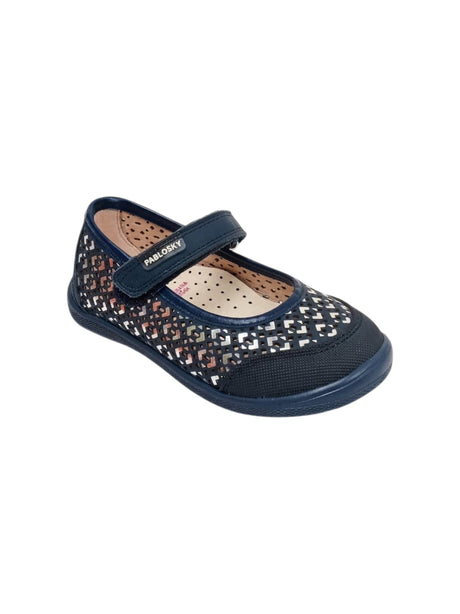 Image for Kids Girl's Textured Shoes,Navy