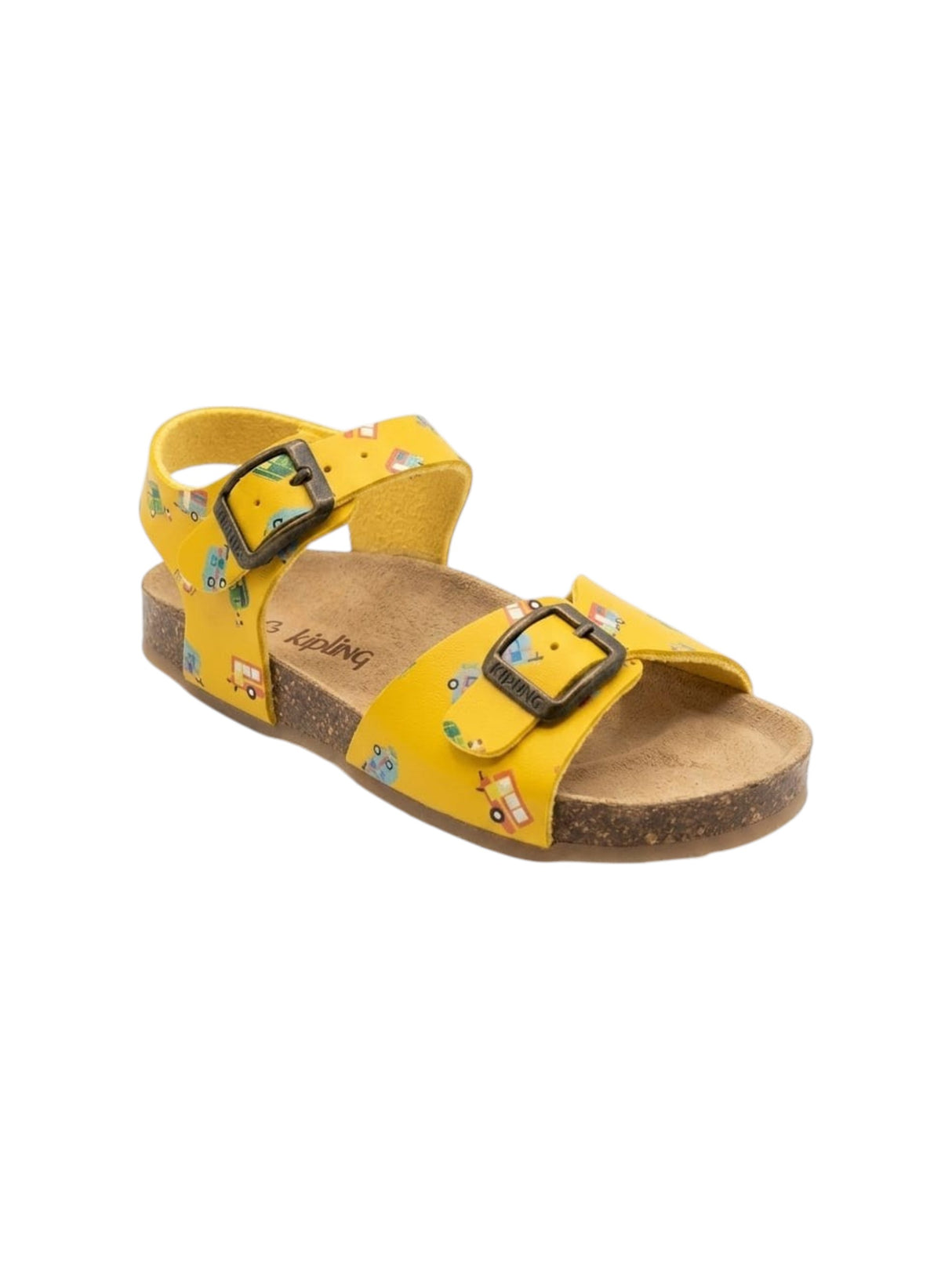 Image for Kids Girl's Printed Sandals,Yellow