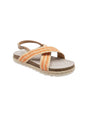 Image for Kids Girl's Textured Sandals,Orange/Beige
