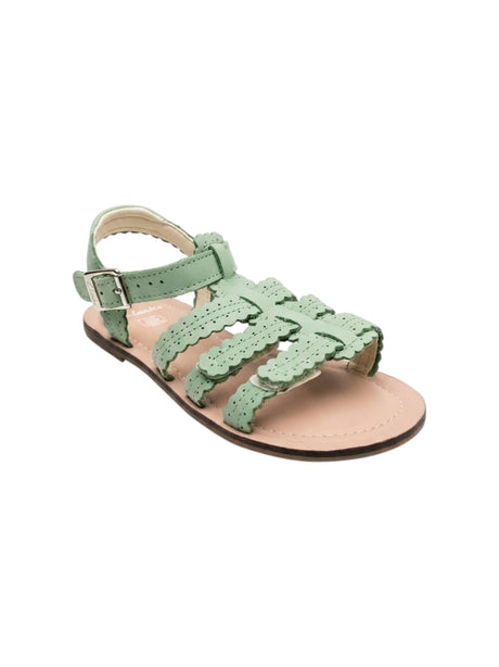 Image for Kids Girl's Ribbed Sandals,Green