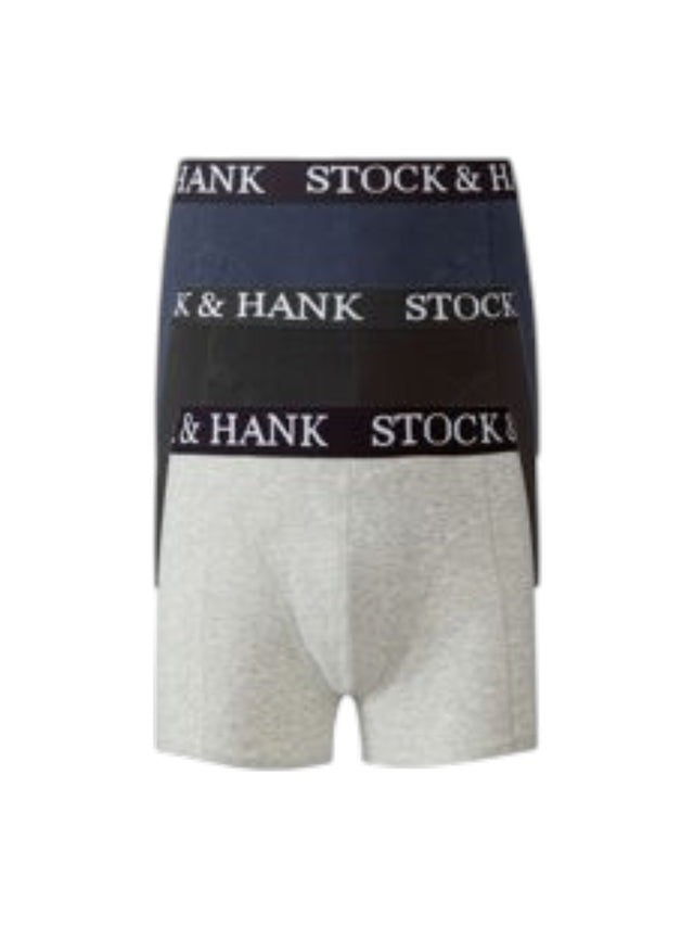 Image for Men's Plain Boxer Set 3 Pieces,Multi