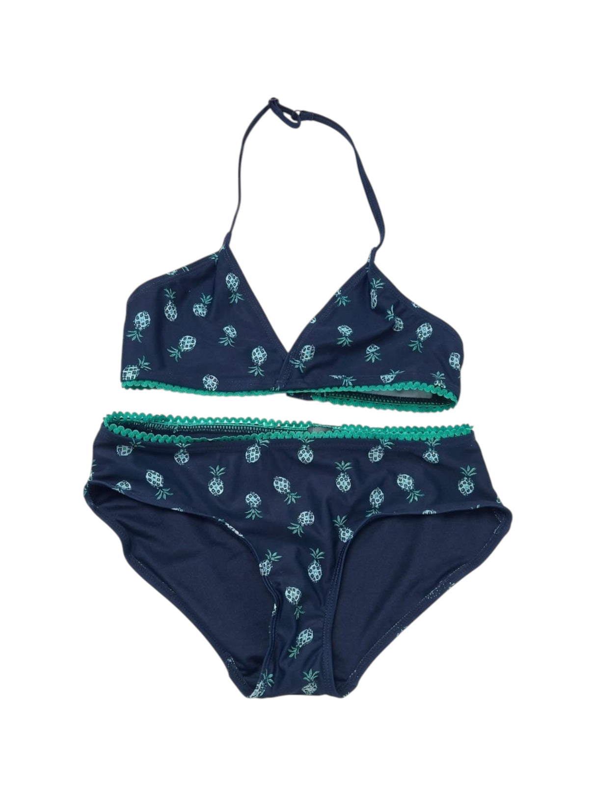 Image for Kids Girl's Printed Two Pieces Bikini Top,Navy