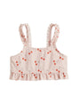 Image for Kids Girl's Printed One Pieces Bikini Top,Rose Beige