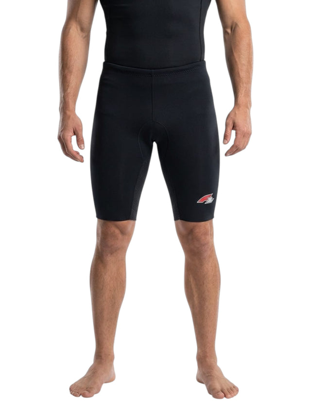 Image for Men's Textured One Pieces Swim Short,Black
