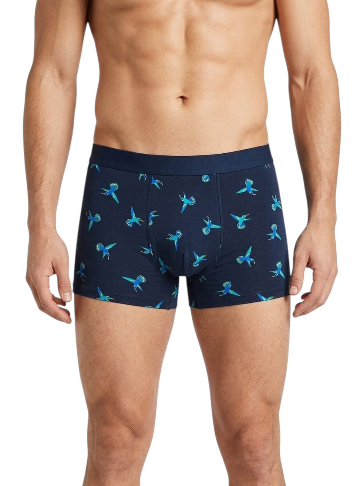 Image for Men's Printed Boxer,Navy