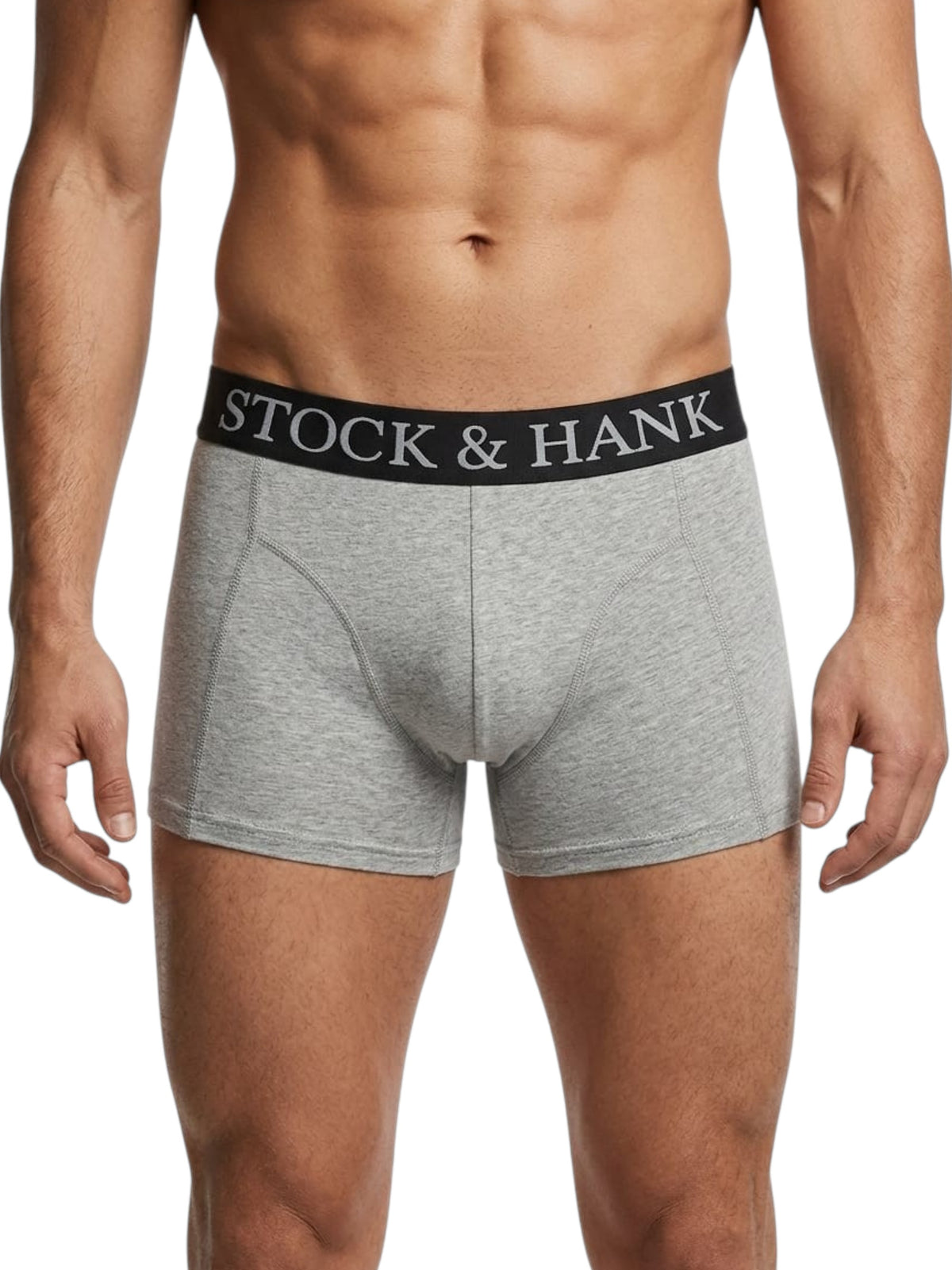 Image for Men's Heather Boxer,Grey