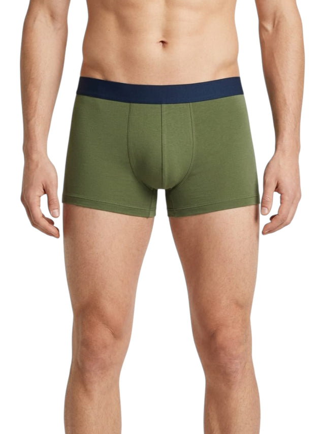 Image for Men's Plain Boxer,Olive