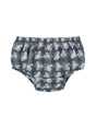 Image for Kids Girl's Floral Embroidered Slilp,Navy