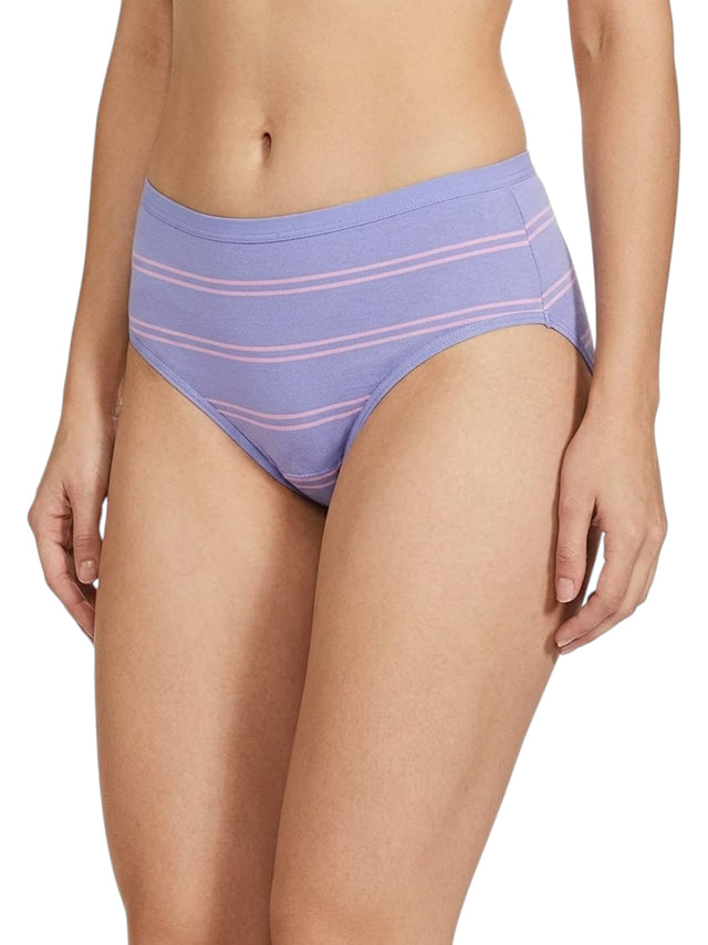 Image for Women's Striped Slip,Dark Purple