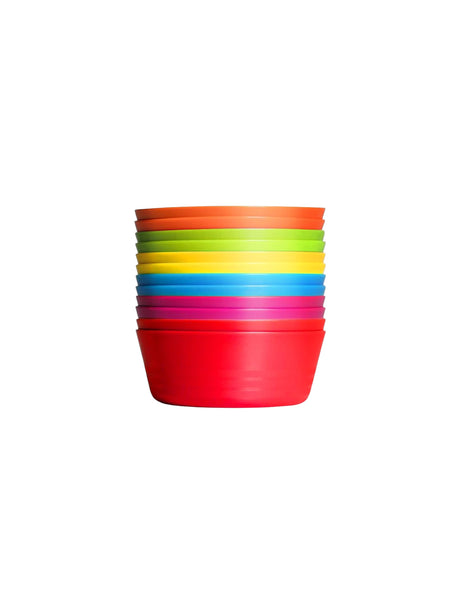 Image for Set Of 12 Plastic Bowls