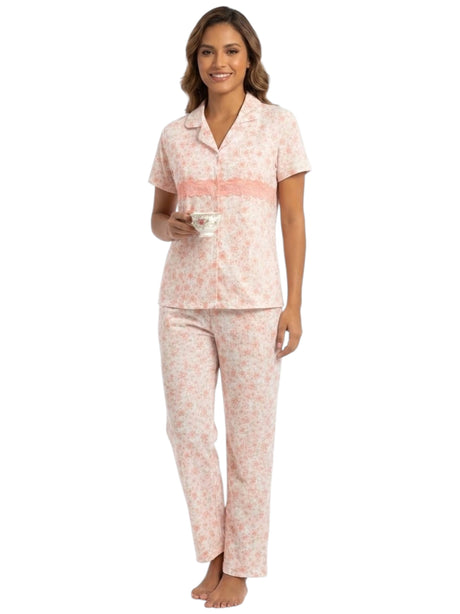 Image for Women's Printed Pajama Set,Multi