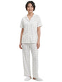 Image for Women's Printed Sleepwear Set,White