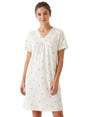 Image for Women's Printed Sleepwear Robe,Light Beige