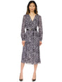 Image for Women's Printed Dress,White/Black