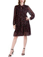 Image for Women's Printed Dress,Black