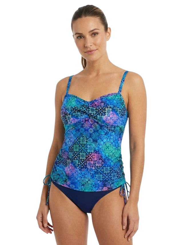 Image for Women's Printed Tankini Top,Multi