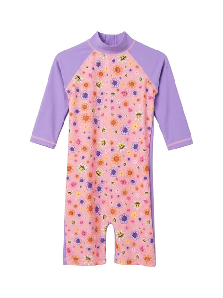 Image for Kids Girl's Printed One Pieces Swimsuit,Dark Purple
