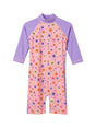 Image for Kids Girl's Printed One Pieces Swimsuit,Dark Purple