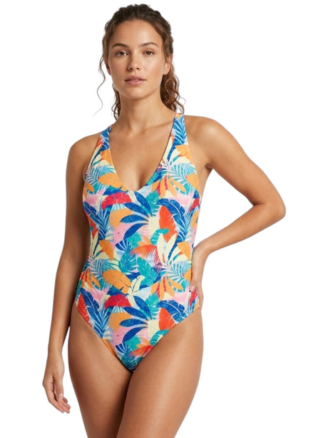 Image for Women's Printed One Pieces Swimsuit,Multi