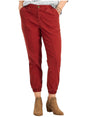 Image for Women's Plain Solid Pant,Burgundy