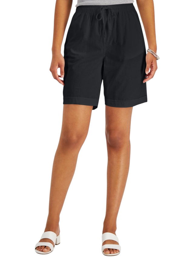 Image for Women's Plain Solid Short,Black