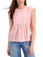 Image for Women's Open Knitted Top,Pink