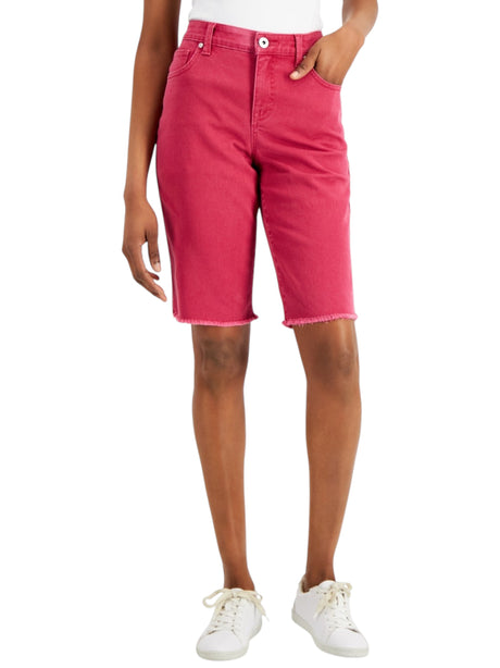 Image for Women's Plain Solid Short,Light Burgundy