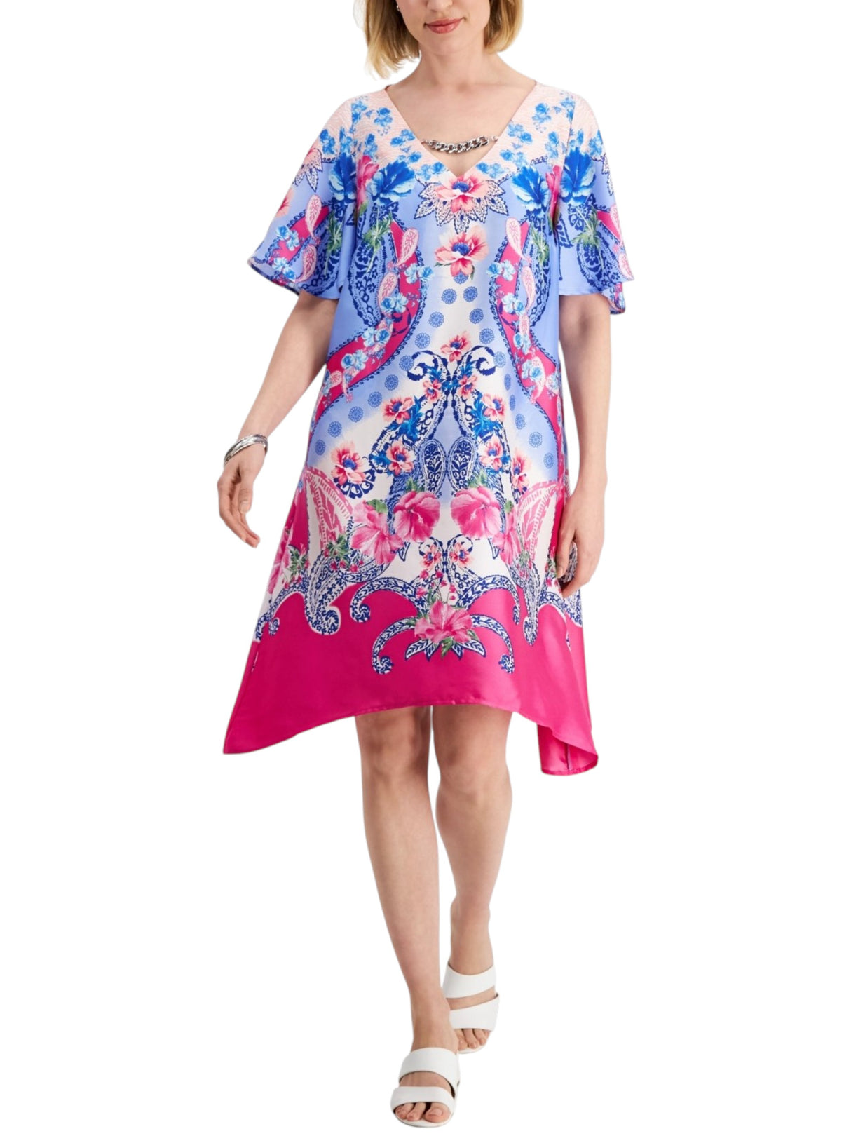 Image for Women's Printed Dress,Multi