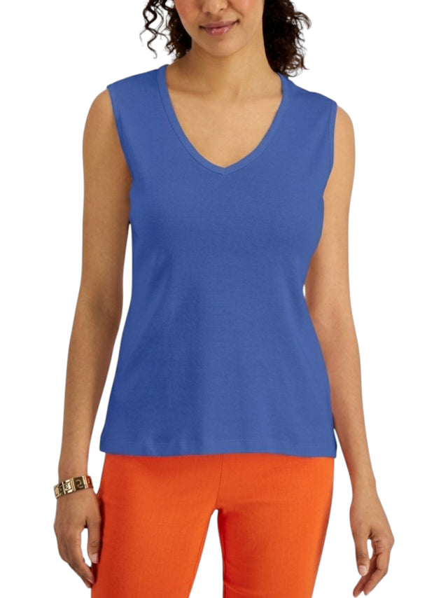 Image for Women's Plain Solid Top,Blue