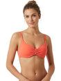 Image for Women's Plain Solid Bikini Top,Orange