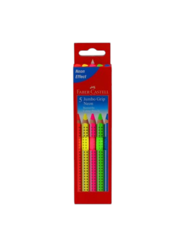 Image for Jumbo Grip Neon Colored Pencils