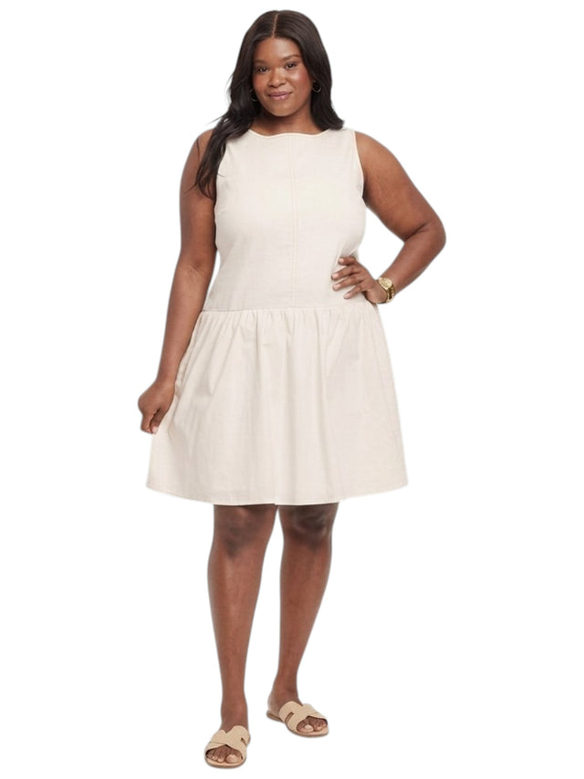 Image for Women's Plain Dress,Off White
