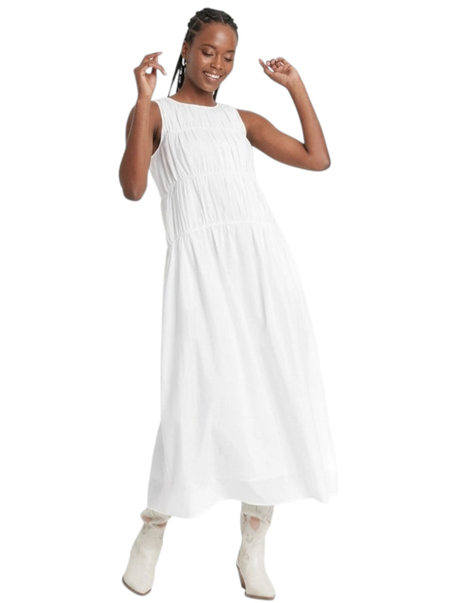 Image for Women's Textured Dress,White