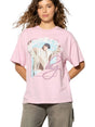 Image for Women's Printed Top,Pink