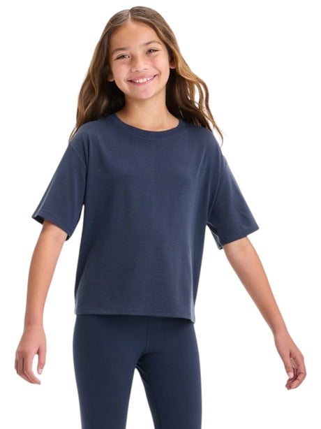 Image for Kids Girl's Plain Top,Navy