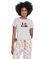 Image for Women's Printed Top,Grey