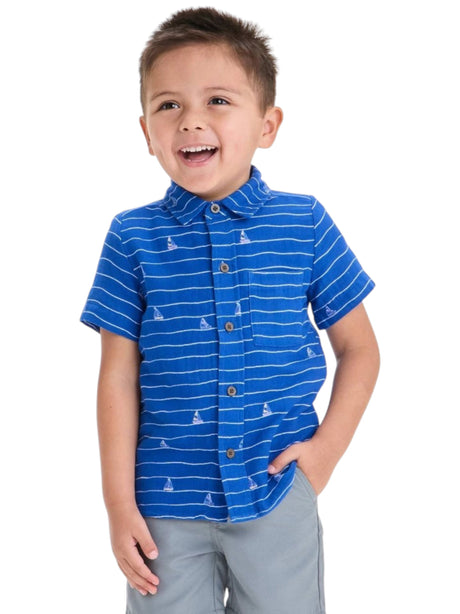 Image for Kids Boy's Printed Chemise,Indigo